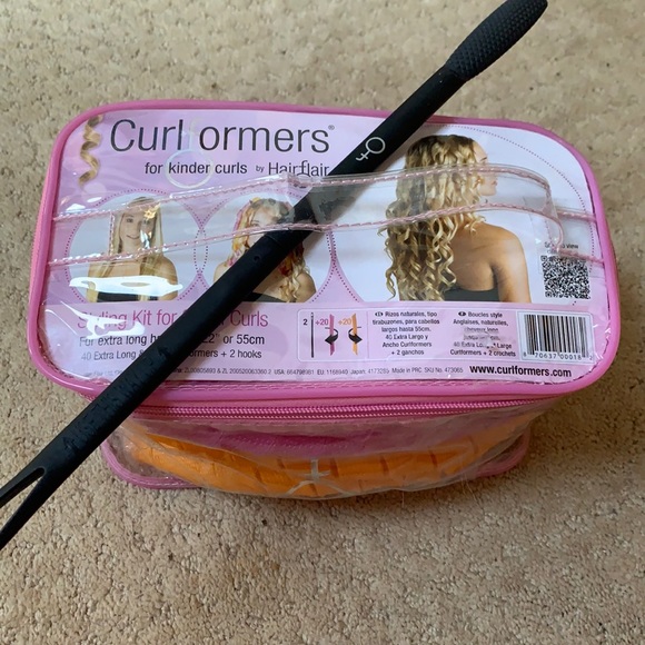 40 Extra long hair curlers by HairFlair - Picture 1 of 5